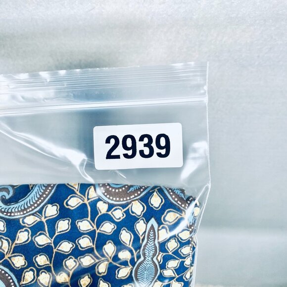 J Mclaughlin Dress Womens XL Blue Stretch Paisley Catalina Cloth Midi - Picture 14 of 14